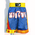 [USED良品]BODYMAKER キックパンツ/ムエタイショーツ 青 M [U-11MA-049]