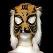 国内ブランド Domestic/THE FIRST TIGER MASK ELEPHANT薄金ラメ 黒革 つやなしBボア ひも式