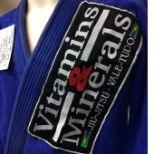 USED品 Vitamins & Minerals Machado ベース 柔術衣 青 A3サイズ